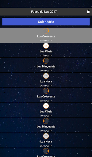 Fases da Lua com Widget - Image screenshot of android app