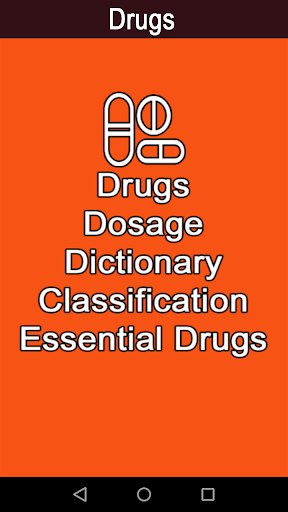 Drugs Classifications & Dosage - Image screenshot of android app