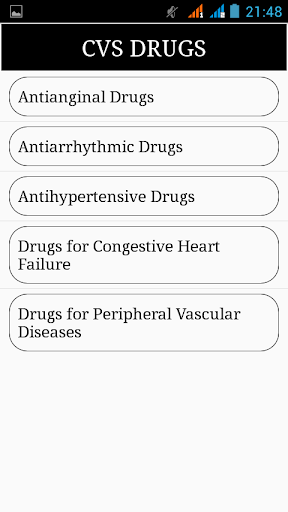 Drugs Classifications & Dosage - Image screenshot of android app