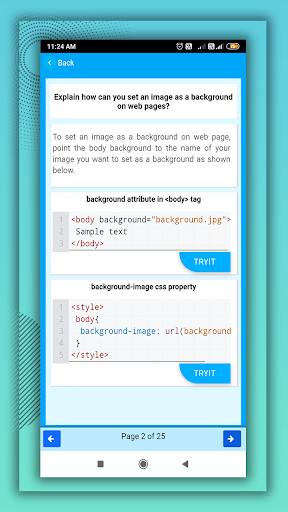 HTML Code Play plus - Image screenshot of android app