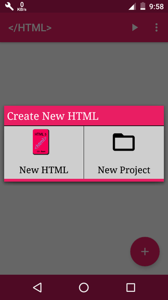 HTML Tester - Image screenshot of android app