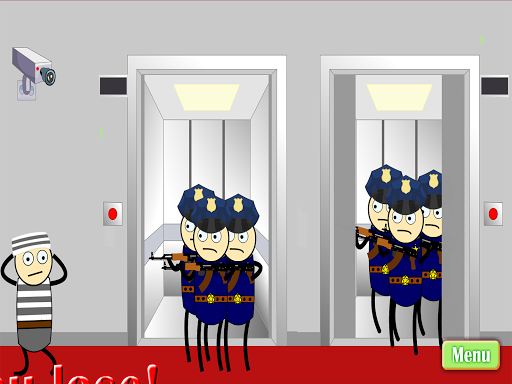 Fleeing The Elevator : Funny E - Gameplay image of android game