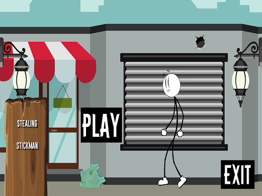 Stealing Stickman : Funny Esca - Gameplay image of android game