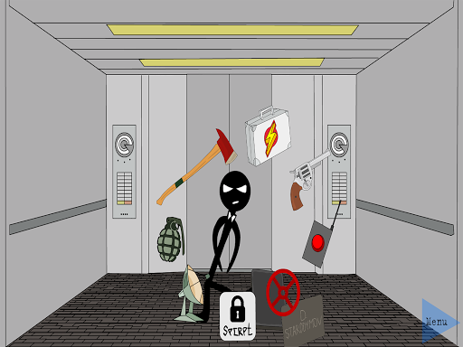 Stickman Escape Lift 2 : Funny - Gameplay image of android game