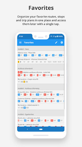 menetrend.app - Public Transit - عکس برنامه موبایلی اندروید