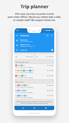 menetrend.app - Public Transit - عکس برنامه موبایلی اندروید