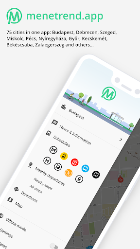 menetrend.app - Public Transit - عکس برنامه موبایلی اندروید