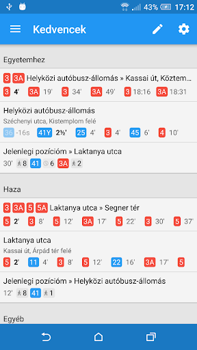 Debreceni Menetrend - Image screenshot of android app