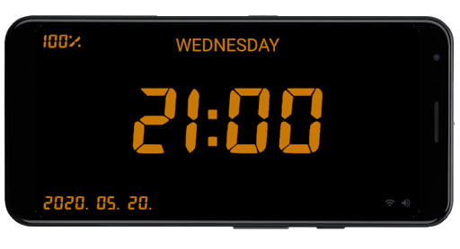 Night Clock - Image screenshot of android app