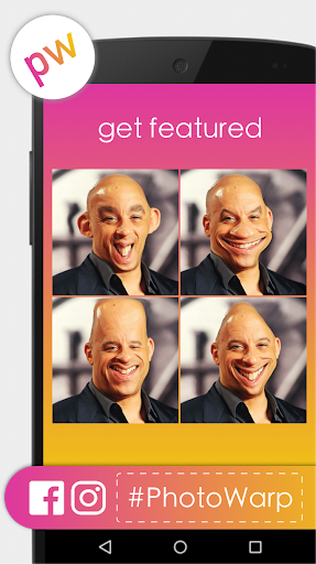 Photo Warp - عکس برنامه موبایلی اندروید