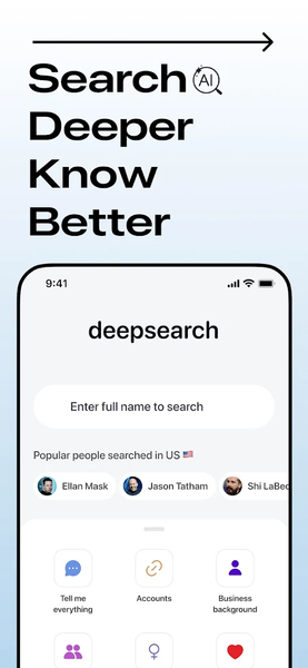 Deepsearch AI Search Assistant - عکس برنامه موبایلی اندروید
