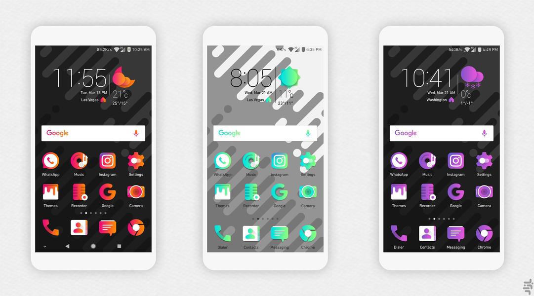 تم Gradient UI هوآوی (EMUI 4.X) - Image screenshot of android app