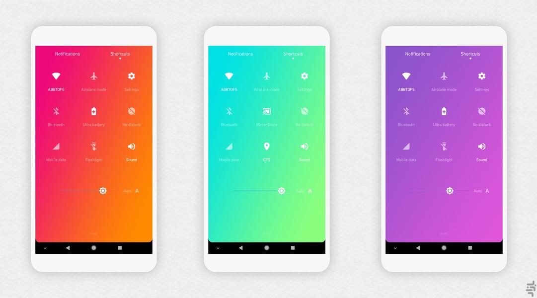 Gradient UI Theme (EMUI 4.X) - Image screenshot of android app