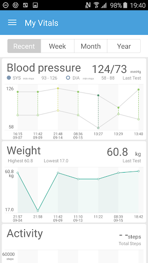 iHealth Myvitals (Legacy) - Image screenshot of android app