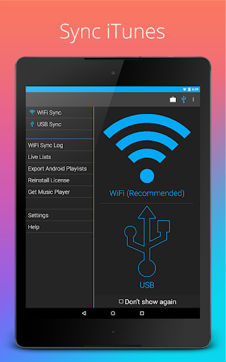 iSyncr: iTunes to Android - Image screenshot of android app