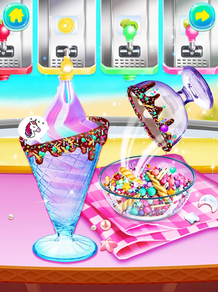 Princess Ice Cream Maker Games - Gameplay image of android game