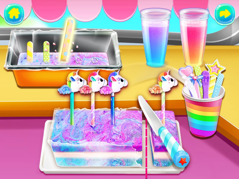Princess Ice Cream Maker Games - Gameplay image of android game