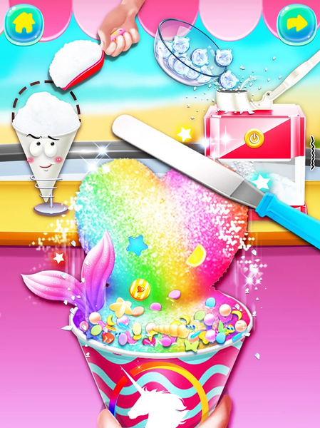 Princess Ice Cream Maker Games - Gameplay image of android game