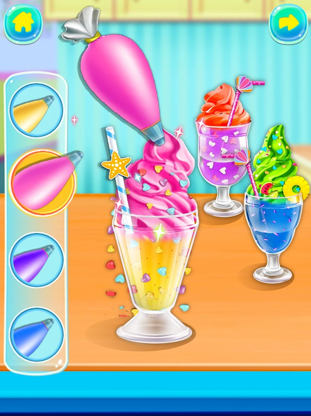 Princess Ice Cream Maker Games - Gameplay image of android game