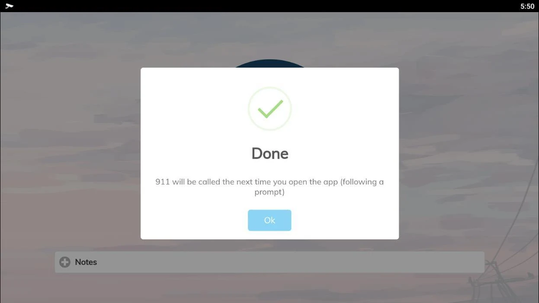 Lock Screen Emergency Contact - Image screenshot of android app