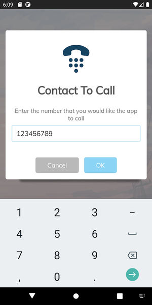 Lock Screen Emergency Contact - Image screenshot of android app