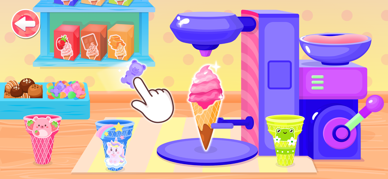 Ice Cream - Cooking for Kids - عکس بازی موبایلی اندروید