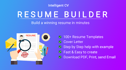 Resume Builder App, CV maker - عکس برنامه موبایلی اندروید
