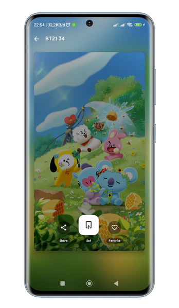 Cute BT21 Wallpaper 4K - Image screenshot of android app