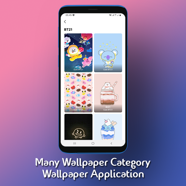 Cute BT21 Wallpaper 4K - Image screenshot of android app