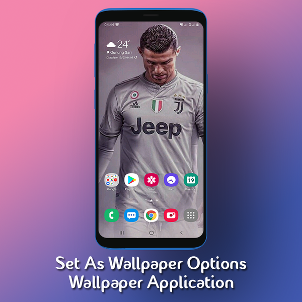 Ronaldo Wallpaper HD - Image screenshot of android app