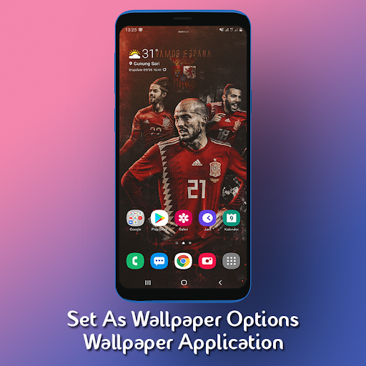 Spain Football Team Wallpaper - Image screenshot of android app