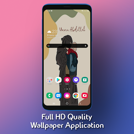 Muslimah Cartoon Wallpaper HD - Image screenshot of android app