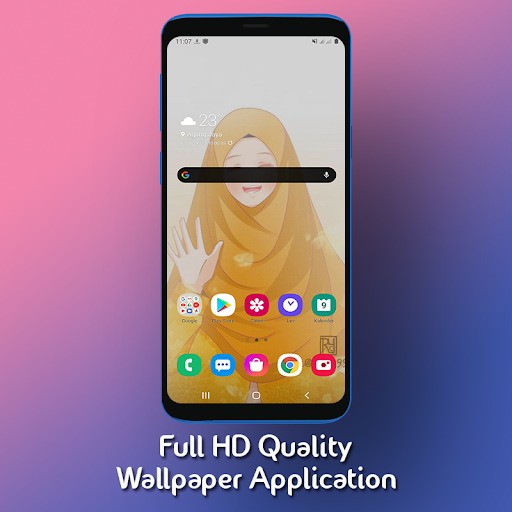 Muslimah Cartoon Wallpaper HD - Image screenshot of android app