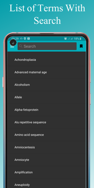 Genetics Dictionary - Image screenshot of android app