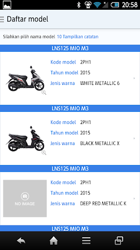 YAMAHA PartsCatalogue IDN - عکس برنامه موبایلی اندروید