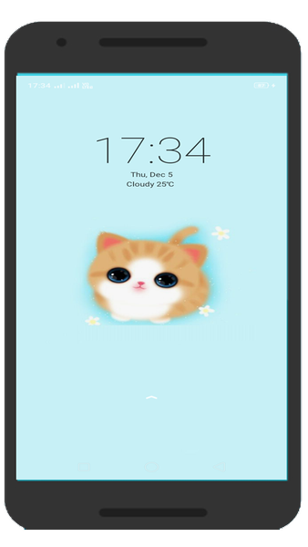 Kawaii Blue Wallpapers - Image screenshot of android app