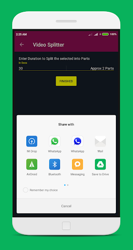 Video Splitter - Image screenshot of android app