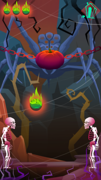 Skeleton Ball Halloween - Image screenshot of android app