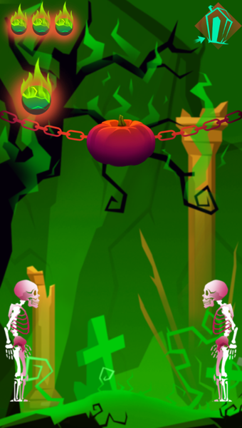 Skeleton Ball Halloween - Image screenshot of android app