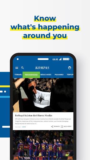 Kompas.id: Baca Berita Lengkap - عکس برنامه موبایلی اندروید