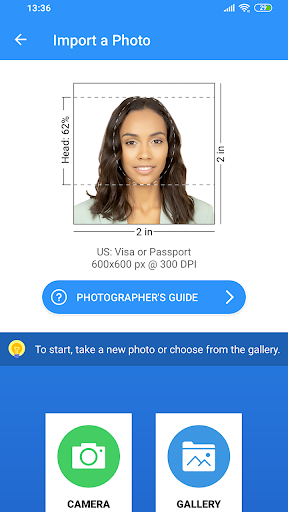 ID Passport VISA Photo Maker - عکس برنامه موبایلی اندروید