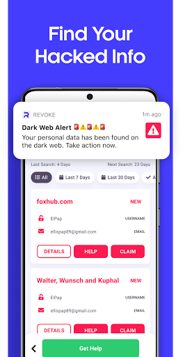 Revoke: Request Your Data - عکس برنامه موبایلی اندروید