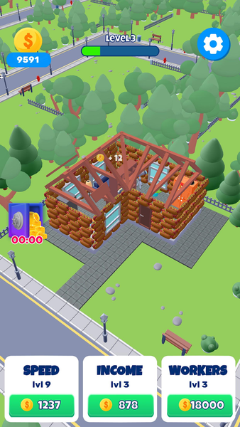 Merge Building DIY: Home Build - Gameplay image of android game