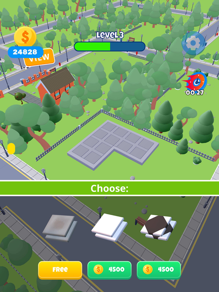 Merge Building DIY: Home Build - Gameplay image of android game