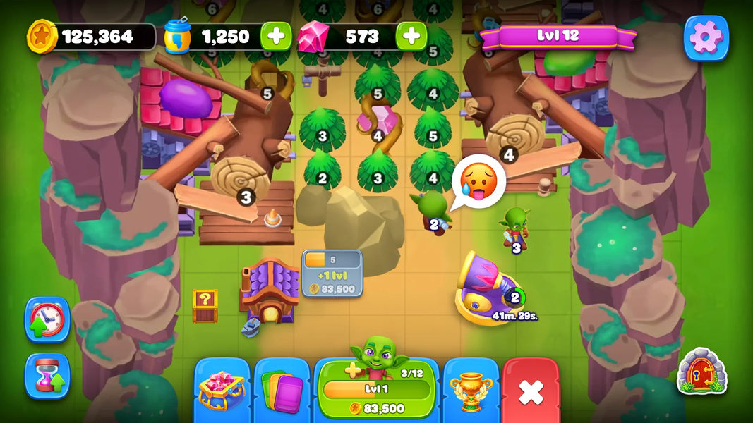 Goblins Wood: Lumber Tycoon - Gameplay image of android game
