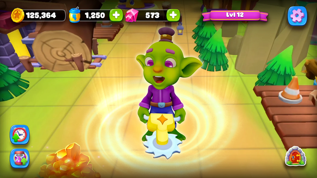 Goblins Wood: Ide Lumber Sim - Gameplay image of android game
