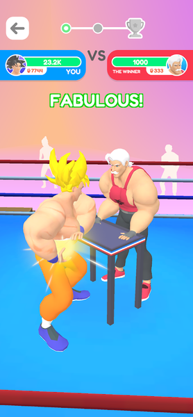 Idle Push Up - Gameplay image of android game