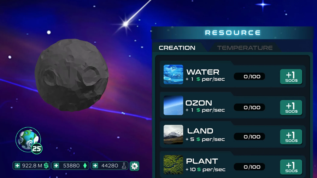 Idle Universe: Planet Miner - عکس بازی موبایلی اندروید