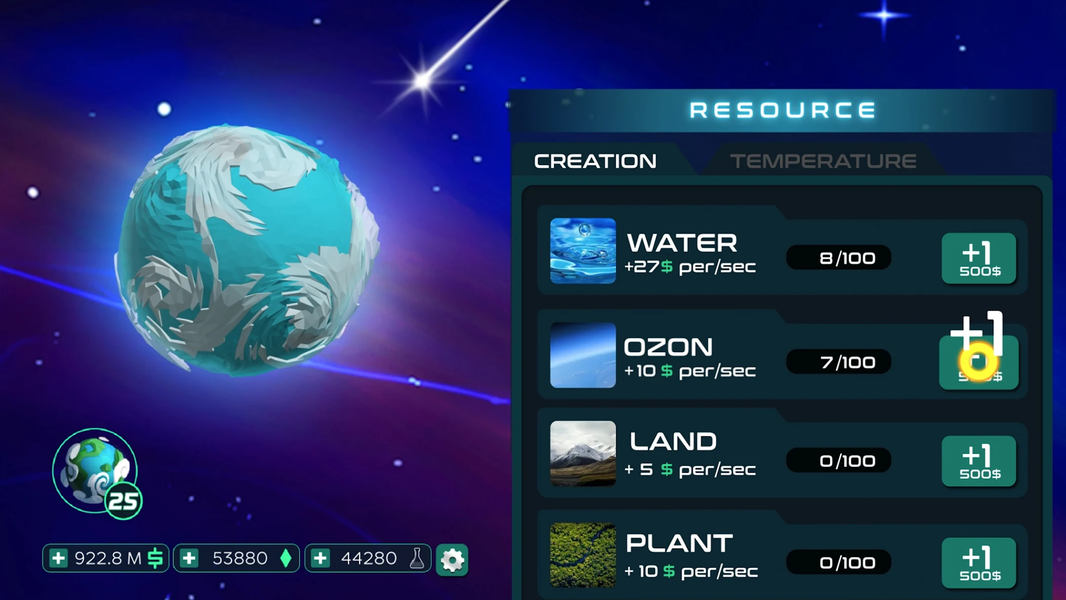 Idle Universe: Planet Miner - عکس بازی موبایلی اندروید