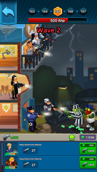 Idle Zombie Survival & Defense - Gameplay image of android game